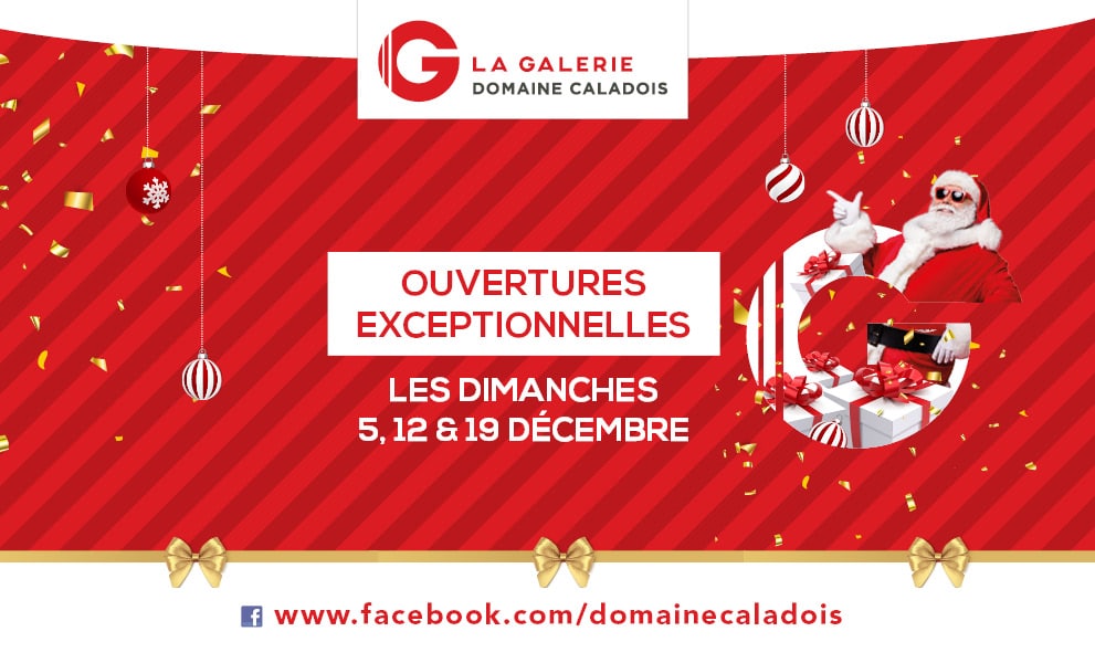 Ouvertures exceptionnelles pour Noël