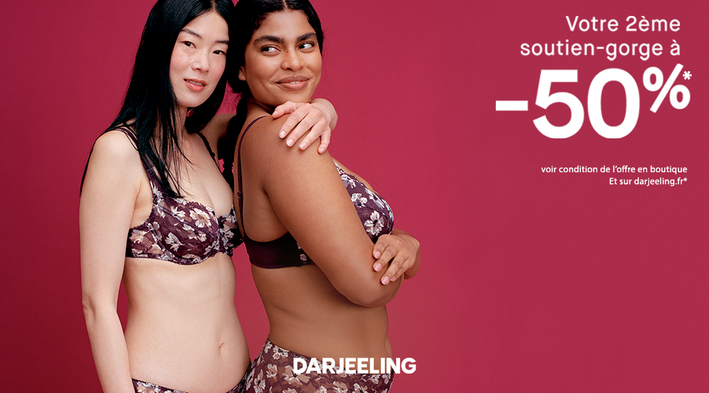 DARJEELING – 2ᵉ soutien-gorge à -50%