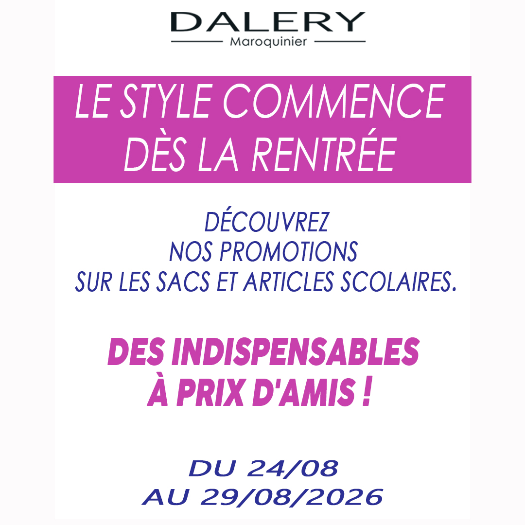 DALERY – préparez la rentrée